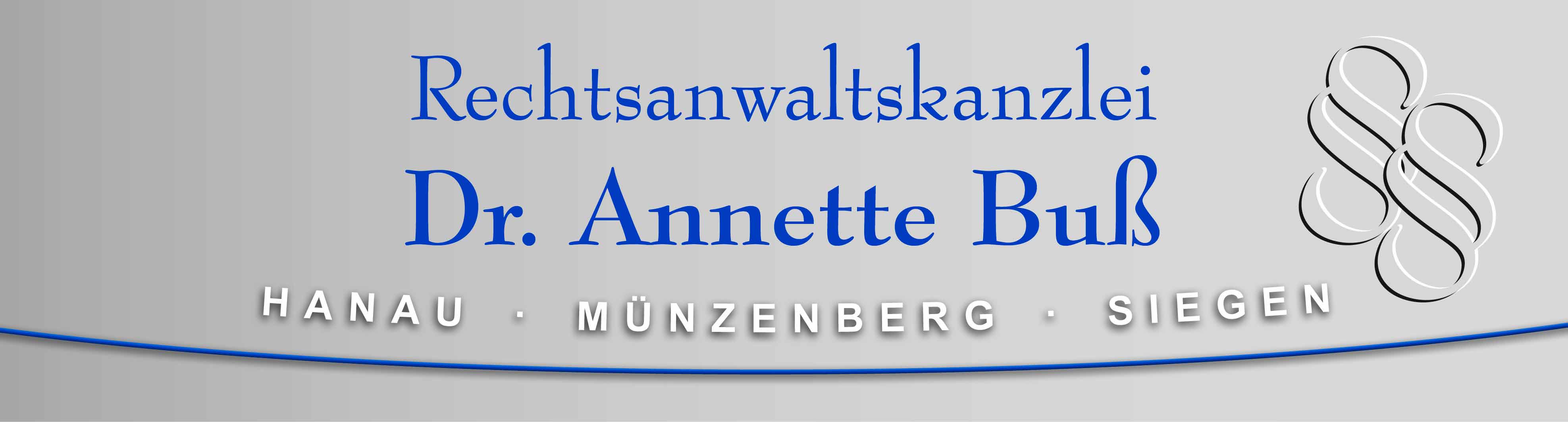 Schwerpunkte Rechtsanwaltskanzlei Buß